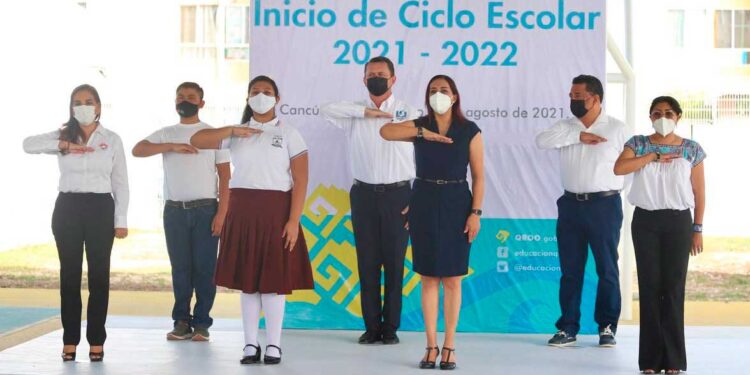 Inicia el ciclo escolar 2021-2022 en Quintana Roo con 341 escuelas de manera presencial