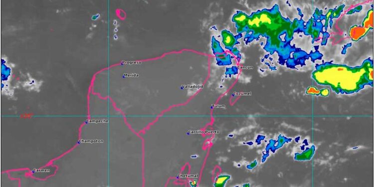 Así estará el clima hoy en Quintana Roo