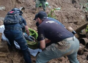 ¡Tragedia! Familia muere sepultada tras paso de ‘Grace’ por Veracruz