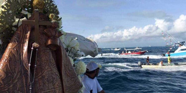 Podrían cancelar procesión marítima de la Virgen de la Caridad del Cobre hacia Contoy