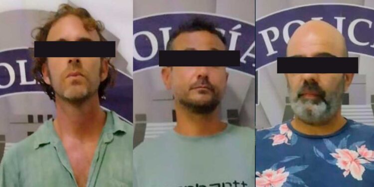 Detienen a tres sujetos presuntamente relacionados en un robo a una joyería en Isla Mujeres