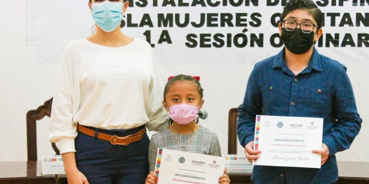 Encabeza Atenea Gómez la instalación del SIPINNA en Isla Mujeres