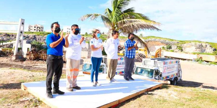 Gobierno de Atenea logra retirar las primeras 10 mil toneladas de basura de Isla Mujeres