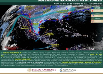 ¡Precaución! Domingo con lluvias y chubascos en la Península de Yucatán