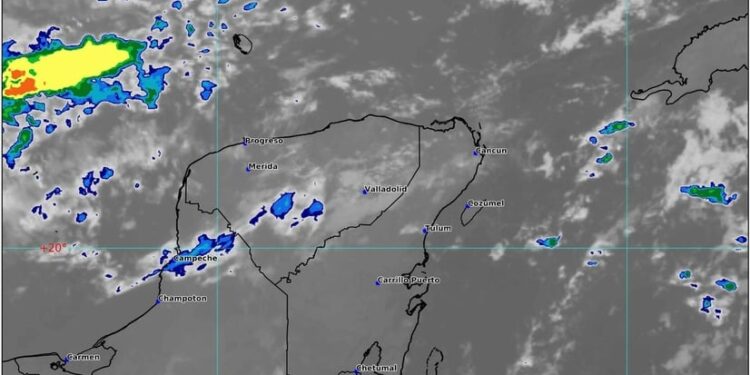 Frente frío número 29 traerá chubascos a la Península de Yucatán