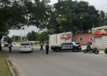 Fuerte movilización por reporte de un “levantón” en Chetumal