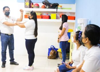 Capacitan a personal del Cendi con curso de “Primeros Respondientes en Primeros Auxilios”