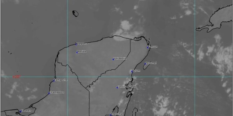 Este día se prevé ambiente caluroso con lluvias dispersas en Quintana Roo