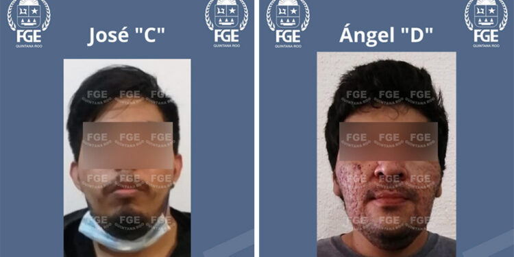 Detienen a dos sujetos por trata de personas en Cancún