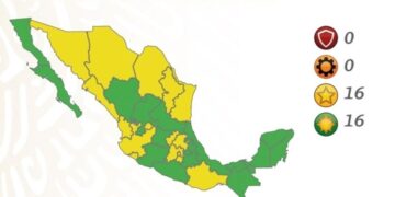 Se pinta de verde la Península en el semáforo federal