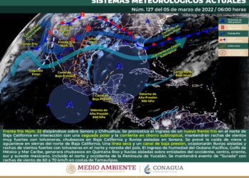 Se prevé un sábado con chubascos en Quintana Roo