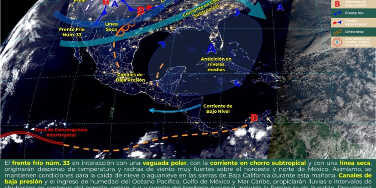 Continuará el ambiente caluroso en Quintana Roo pero con intervalos de chubascos