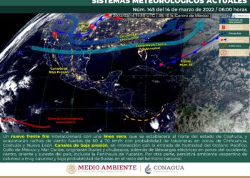 Inicia la semana con probabilidad de chubascos en Quintana Roo