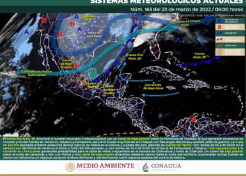 Este día se prevén lluvias aisladas en Quintana Roo a causa del frente frío 38