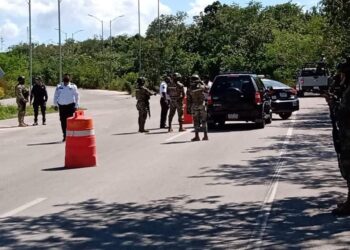 Refuerzan operativos en la Zona Continental de Isla Mujeres