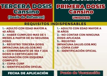 Martes de vacunación contra el Covid-19 en Chetumal, primera dosis y de refuerzo