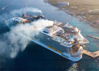 Recibe Cozumel al crucero más grande del mundo, el Wonder of the Seas