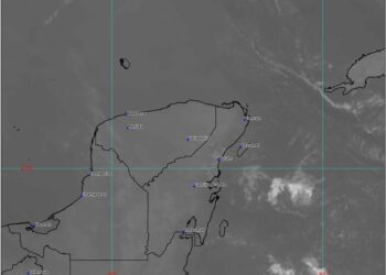 Este día se prevén lluvias aisladas en Quintana Roo y evento de surada en la Península de Yucatán