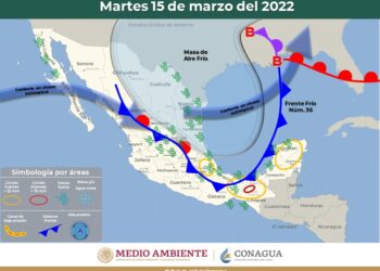 Este martes se prevé ambiente caluroso con chubascos en Quintana Roo