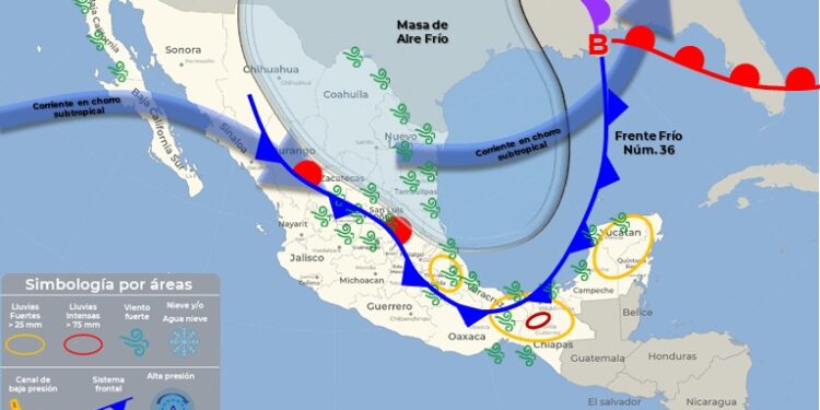Este martes se prevé ambiente caluroso con chubascos en Quintana Roo