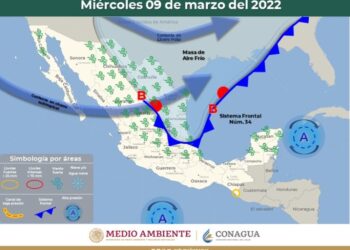 Fuertes vientos y temperaturas de hasta 45 grados para este día en la Península de Yucatán