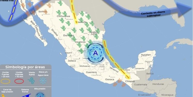 Continuará el ambiente caluroso pero con probabilidad de intervalos de chubascos