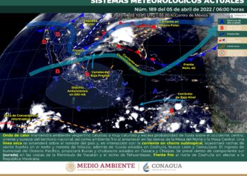 Calor y evento de surada para este día en la Península de Yucatán