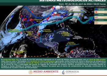 Continuará el calor y los fuertes vientos en la Península de Yucatán