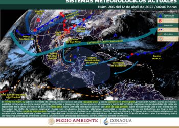 Este martes se esperan lluvias aisladas en Quintana Roo