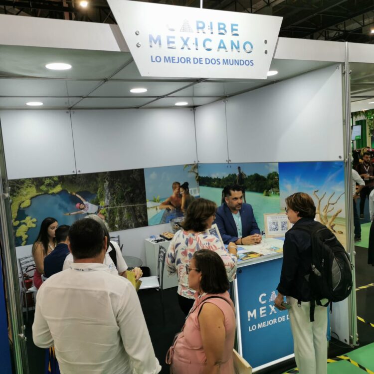 El Caribe Mexicano estuvo presente en la Feria WTM Latín América 2022, en Brasil