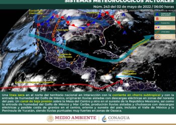 Lunes con probabilidad de chubascos en Quintana Roo