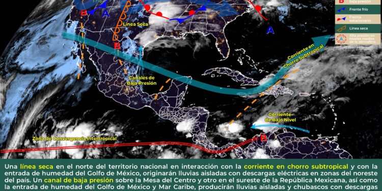 Lunes con probabilidad de chubascos en Quintana Roo