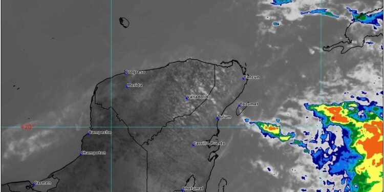 Se esperan lluvias en Quintana Roo por la onda tropical número 1