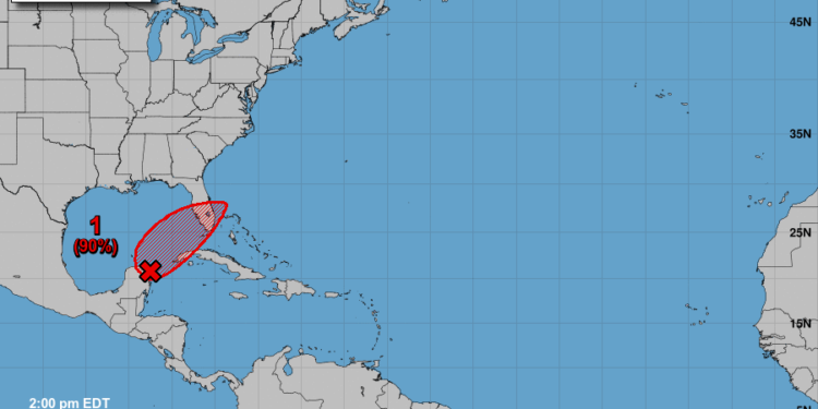 Precaución | Aumenta probabilidad de formación de sistema ciclónico para las próximas horas