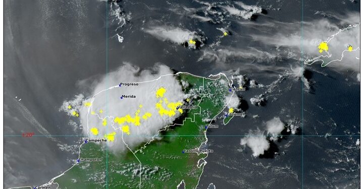 Precaución | Se prevén lluvias en regiones del norte de Quintana Roo para las próximas horas