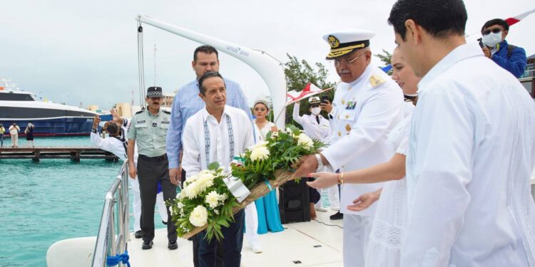 Conmemoran autoridades el 80 Aniversario de la Marina Nacional