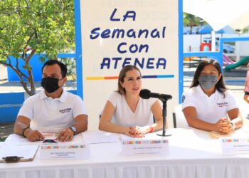 Continúa Atenea con el rescate de parques infantiles en Isla Mujeres