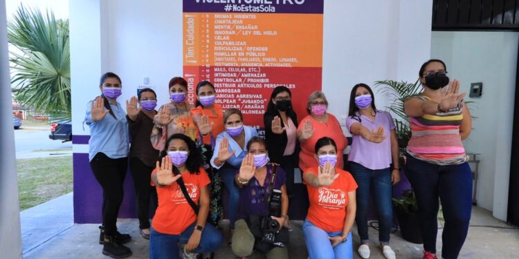 Solidaridad ya cuenta con tres Puntos Violetas