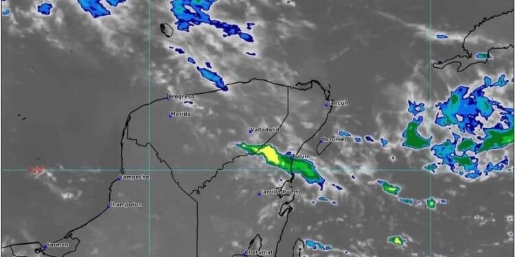 Así estará el clima hoy en Quintana Roo