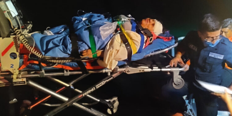 Semar realiza evacuación médica a unos 62 kilómetros de Isla Mujeres
