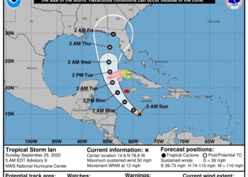 Mantienen vigilada a la Tormenta Tropical IAN