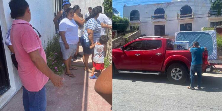 Desalojan a familias que ocupaban el antiguo hotel Cristialmar