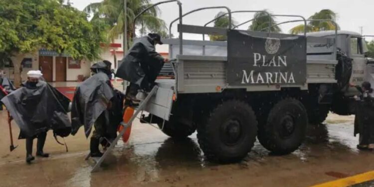 Novena Región Naval activa Plan Marina en su face de prevención en Quintana Roo