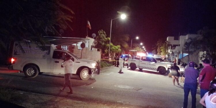 Ejecutan a un joven en la colonia Félix González Canto en Cozumel