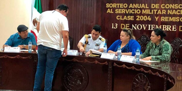 Realizan Sorteo Anual de Conscriptos al Servicio Militar Nacional, Clase 2004 y Remisos 2022