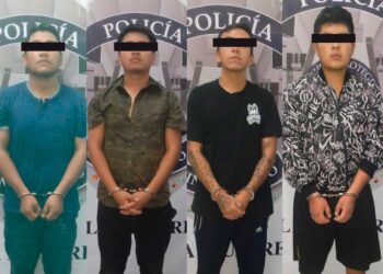 Detienen a cuatro sujetos con más de más de 200 dosis de drogas