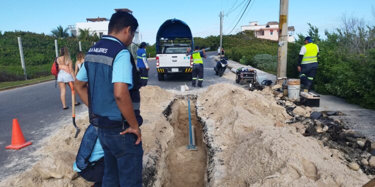 Reparación en tubería principal de Aguakan deja sin agua varias colonias