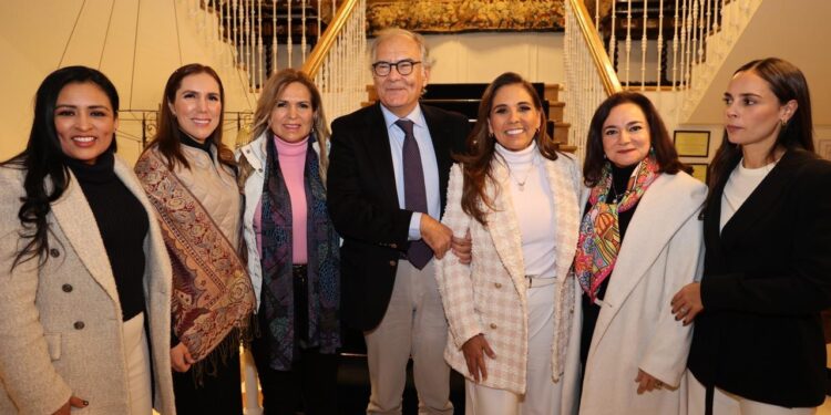 La Gobernadora @MaraLezama y la presidenta municipal Atenea Gómez Ricalde consolidan  acuerdos con grupo español Inverotel