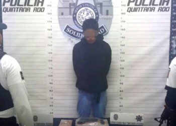 Detienen en Playa del Carmen a sujeto armado