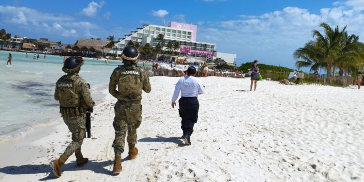 Redoblan la vigilancia en las playas y zonas turísticas de Isla Mujeres